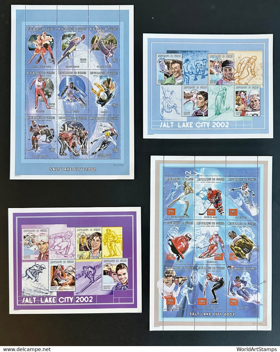 Stamps Sheetlets Set Salt Lake City Olympic Games 2002 N° 3474/3500 Perf. - Hiver 2002: Salt Lake City