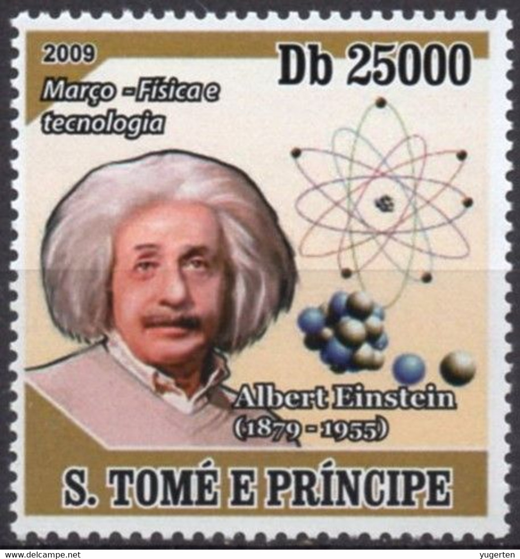 SAO TOME 2009 - 1v - MNH - Einstein - Nobel Physics - Science - Mathematics - Nuclear  - Atoms Physik - Mathematik Atome - Albert Einstein