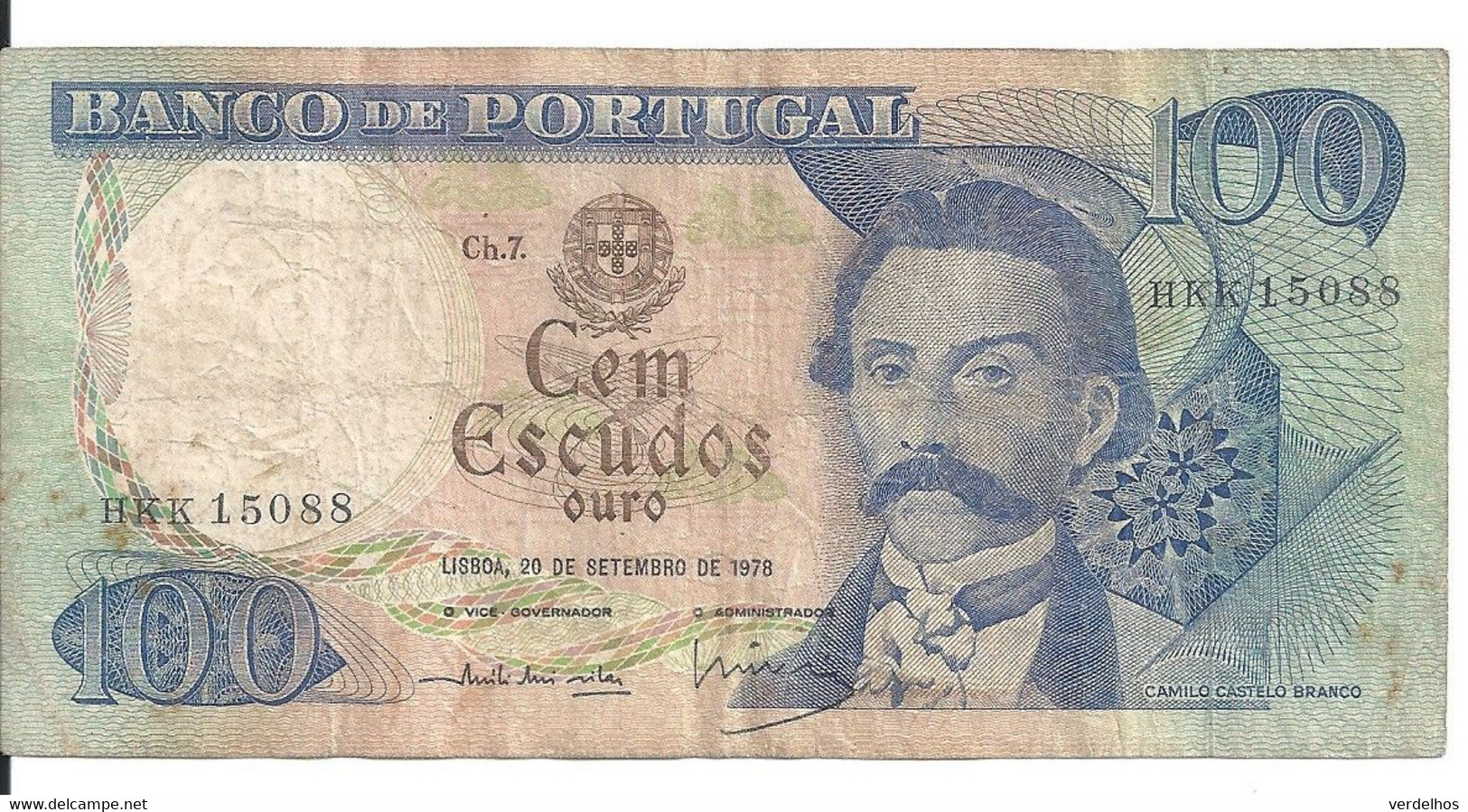 PORTUGAL 100 ESCUDOS 1978 VF P 169 B - Portugal