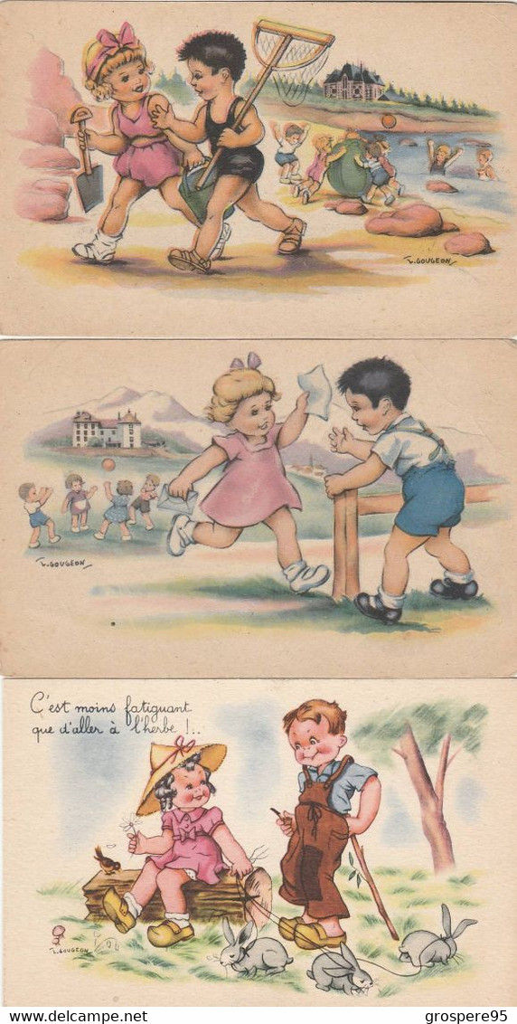 ENFANTS GOUGEON 3 CARTES - Gougeon