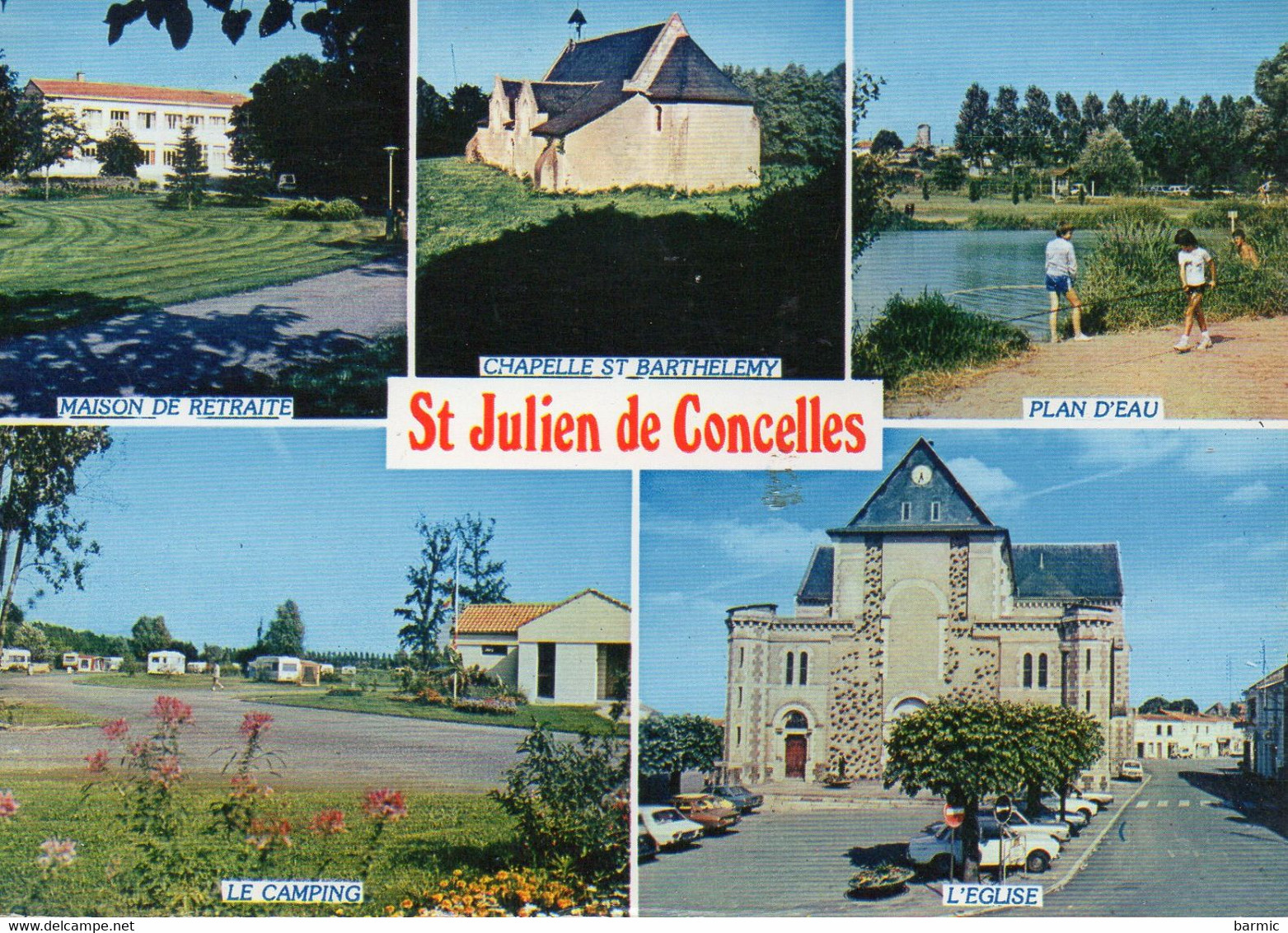 SAINT JULIEN DE CONCELLES, MULTIVUE, COULEUR REF 5636 - Saint Julien De Vouvantes