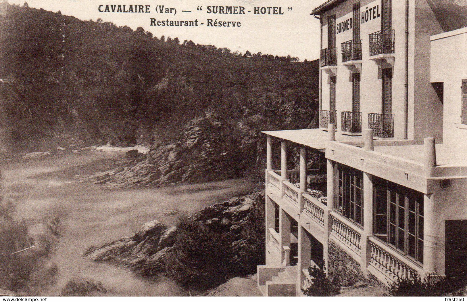 Cavalaire - Restaurant Réserve " Surmer Hôtel " - Cavalaire-sur-Mer