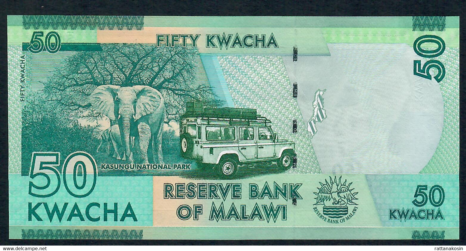 MALAWI P64d 50 KWACHA 2017 #BG  UNC. - Malawi