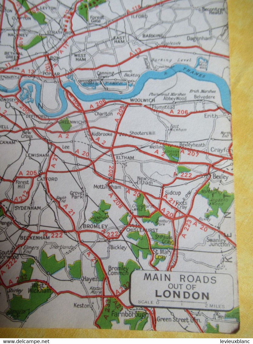 Atlas And Guide/ Geographers's  A  To Z /CENTRAL LONDON/ Guide Et Atlas/Vers 1970-1980            PGC499 - Cartes Routières