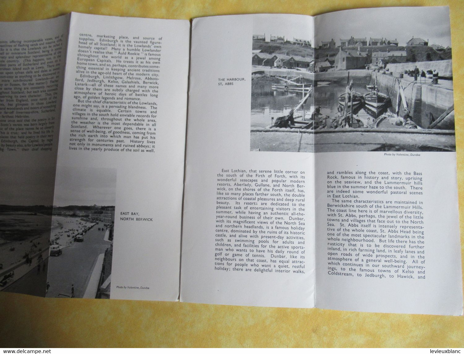 " EDINBURGH And THE LOWLANDS "/ British Railways/ Mc Corquodale & Co/ Glasgow/1950           PGC501 - Toeristische Brochures