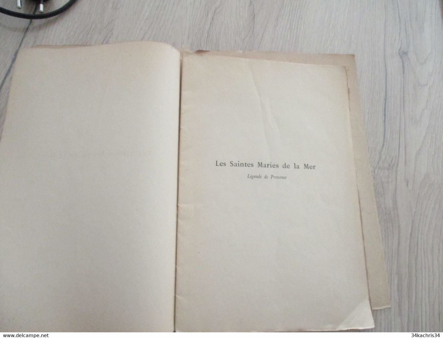 Livre Les Saintes Maries De La Mer Légende De Provence Par Louis Gallet Musique De Paladilhe 1892 En L'état - Provence - Alpes-du-Sud