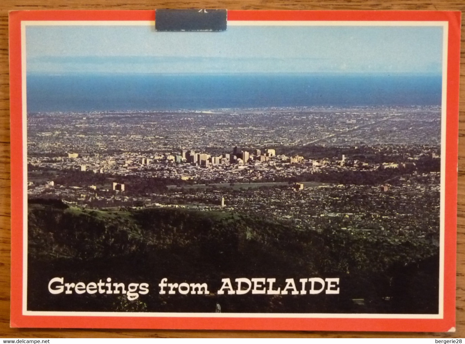 CPA AUSTRALIE - ADELAIDE - GREETINGS FROM ADELAIDE - VUE AÉRIENNE - ADELAIDE CITY FROM MOUNT LOFTY KIOSK - - Adelaide