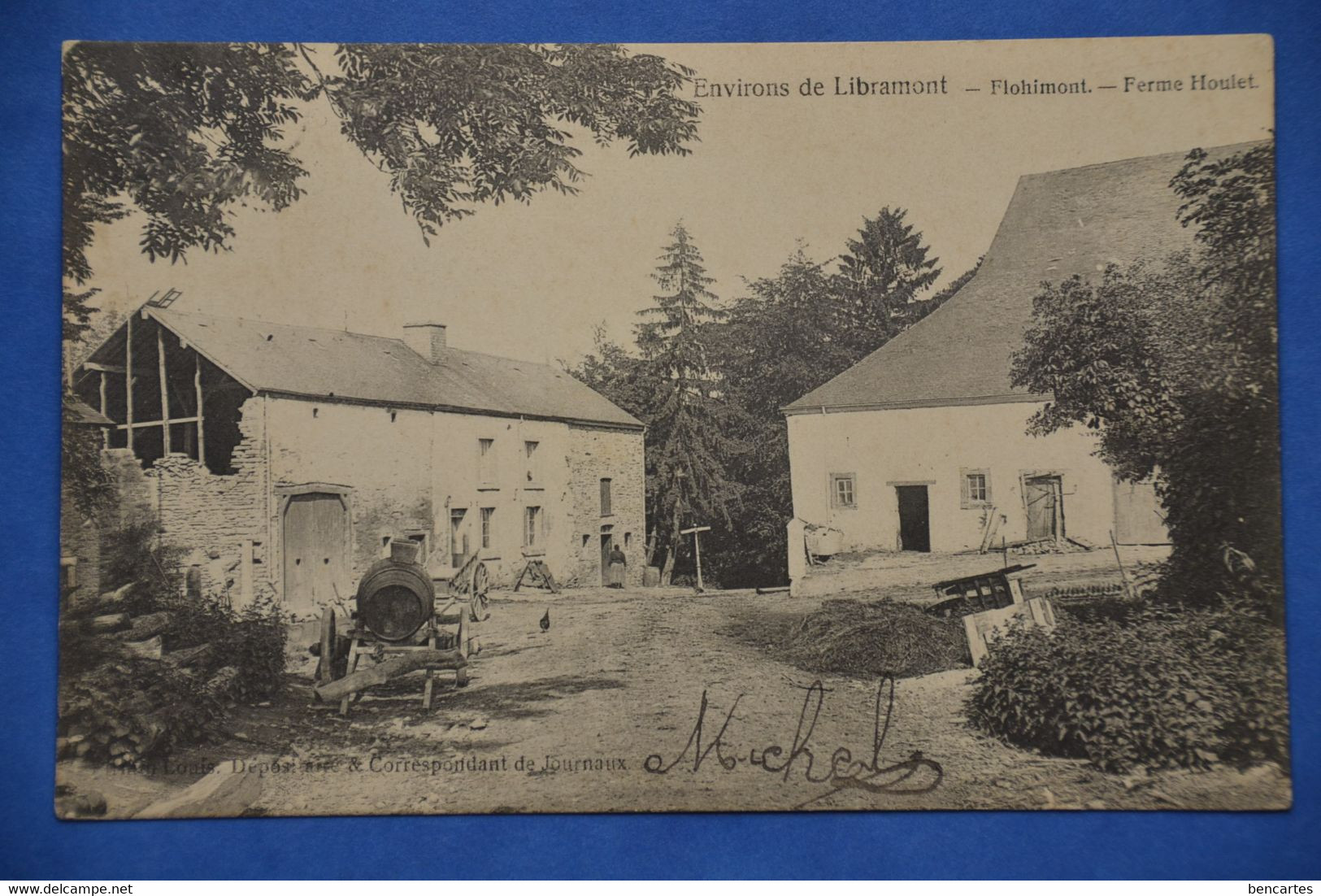 Flohimont 1906 Près De Libramont: Ferme Houlet Animée. Rare - Libramont-Chevigny