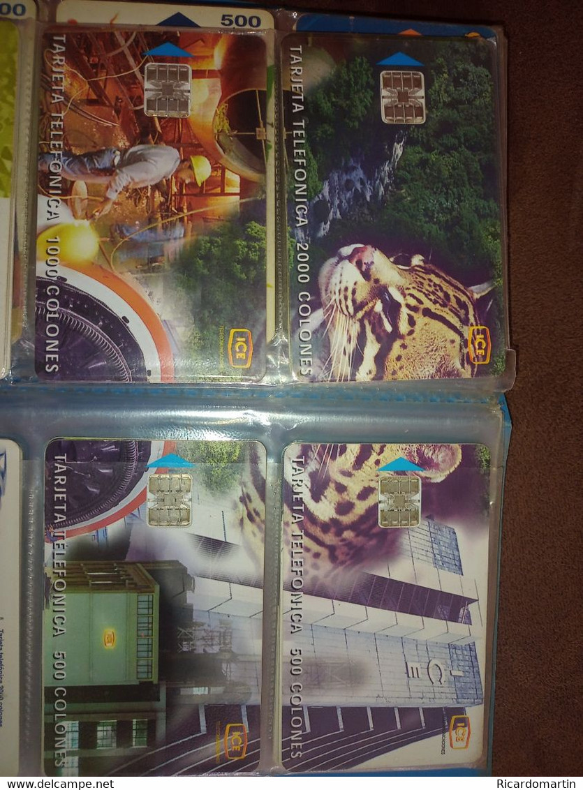 COSTA RICA, CENTRAL AMÉRICA:PUZZLE 4 DIFFERENT PHONECARDS - Costa Rica