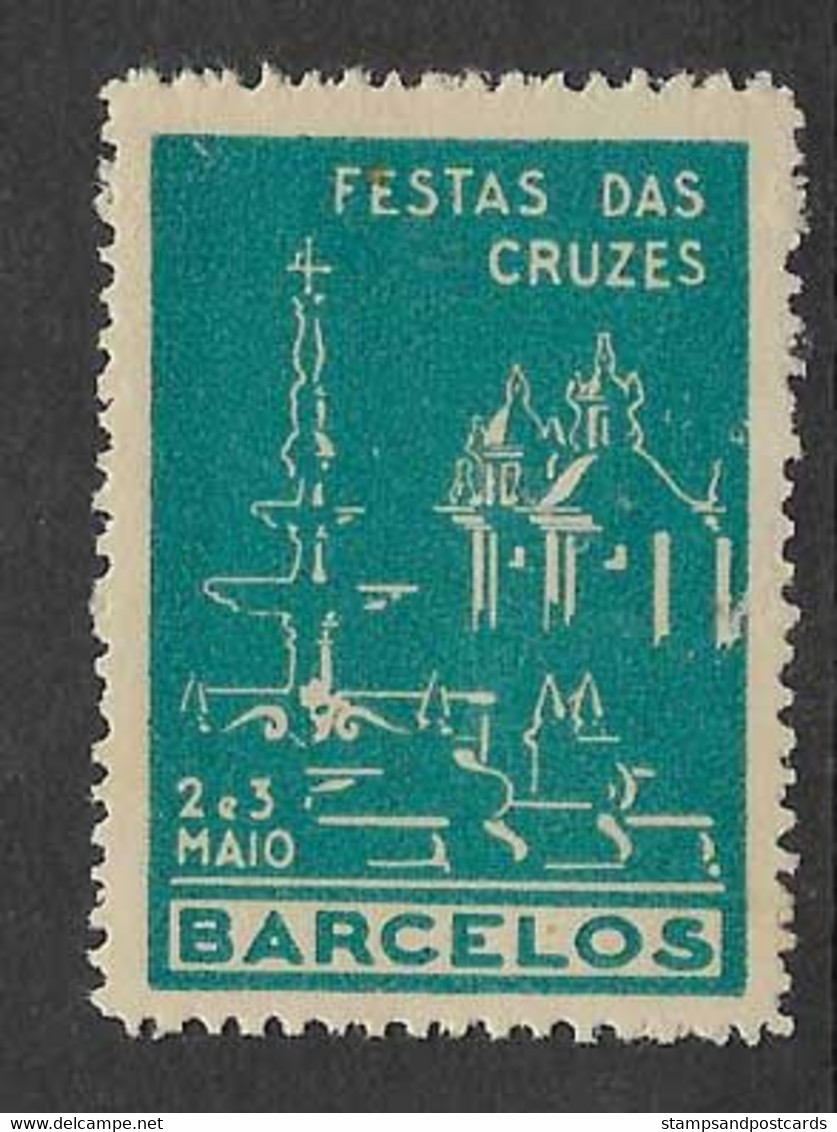 Portugal Vignette Barcelos Festa Das Cruzes Cinderella Barcelos - Local Post Stamps