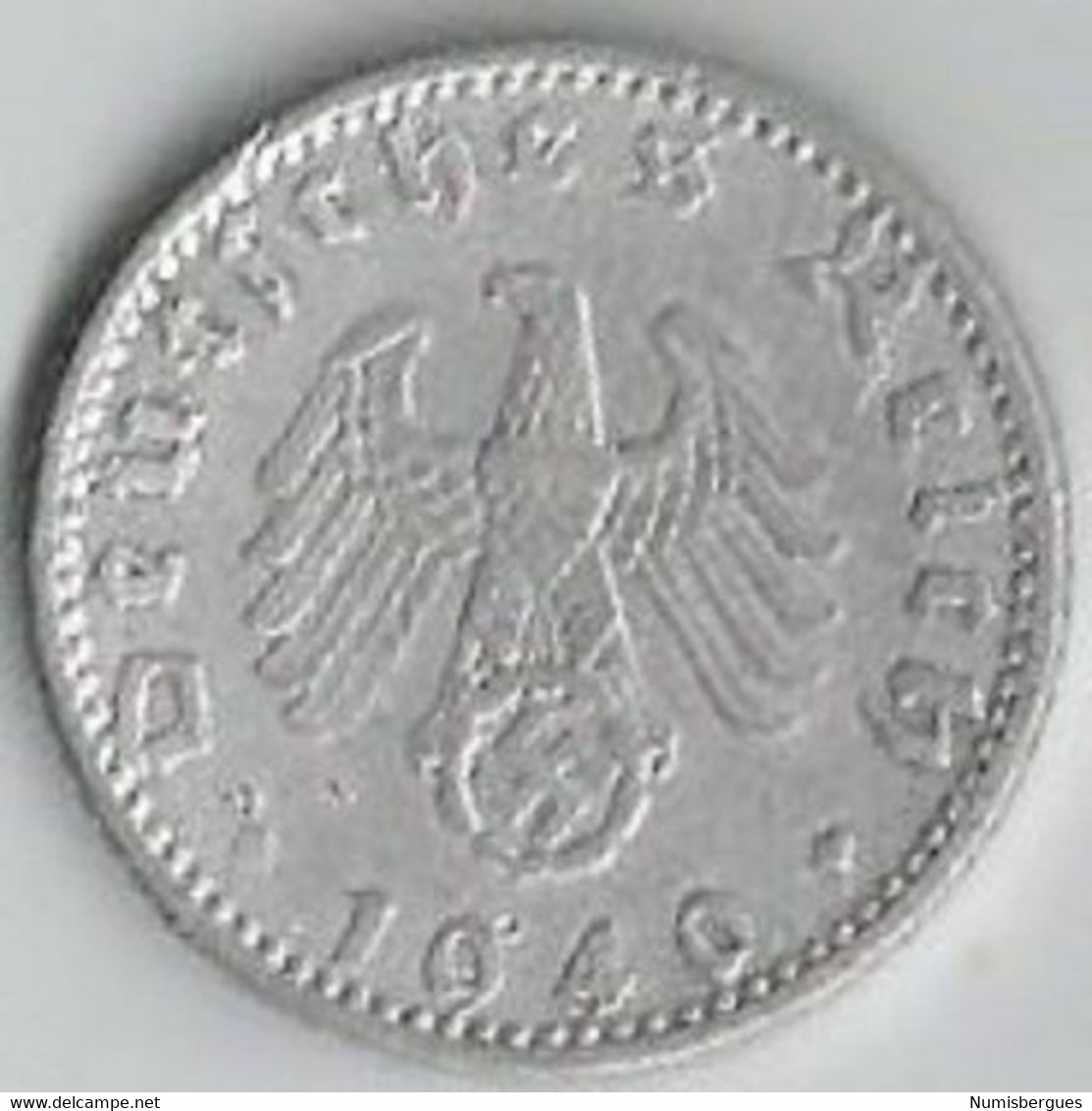 Pièce De Monnaie 50 Reichspfenning 1940 (1) - 50 Reichspfennig
