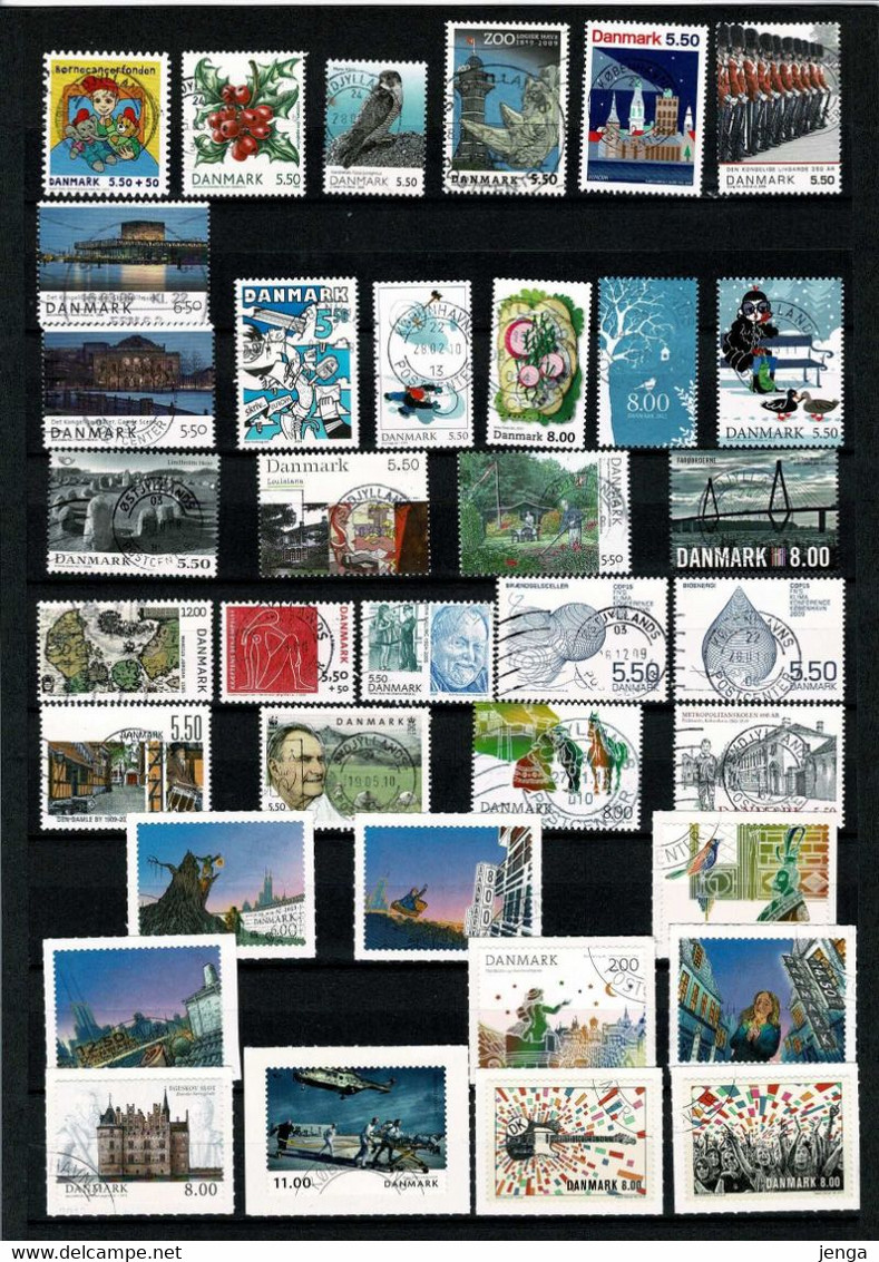Denmark; 36 Used Stamps - Collezioni