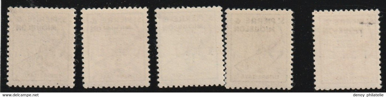 Saint Pierre Timbre Taxe Serie France Libre 57 A 66 Sans Charnière ** 66 Signé Brun RRR - Timbres-taxe