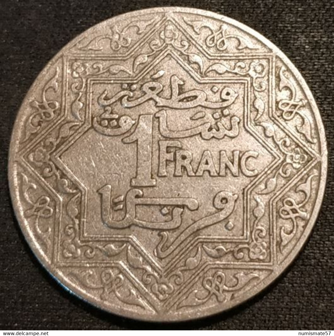 MAROC - MOROCCO - 1 FRANC 1921 - Youssef - KM 36.1 - Maroc