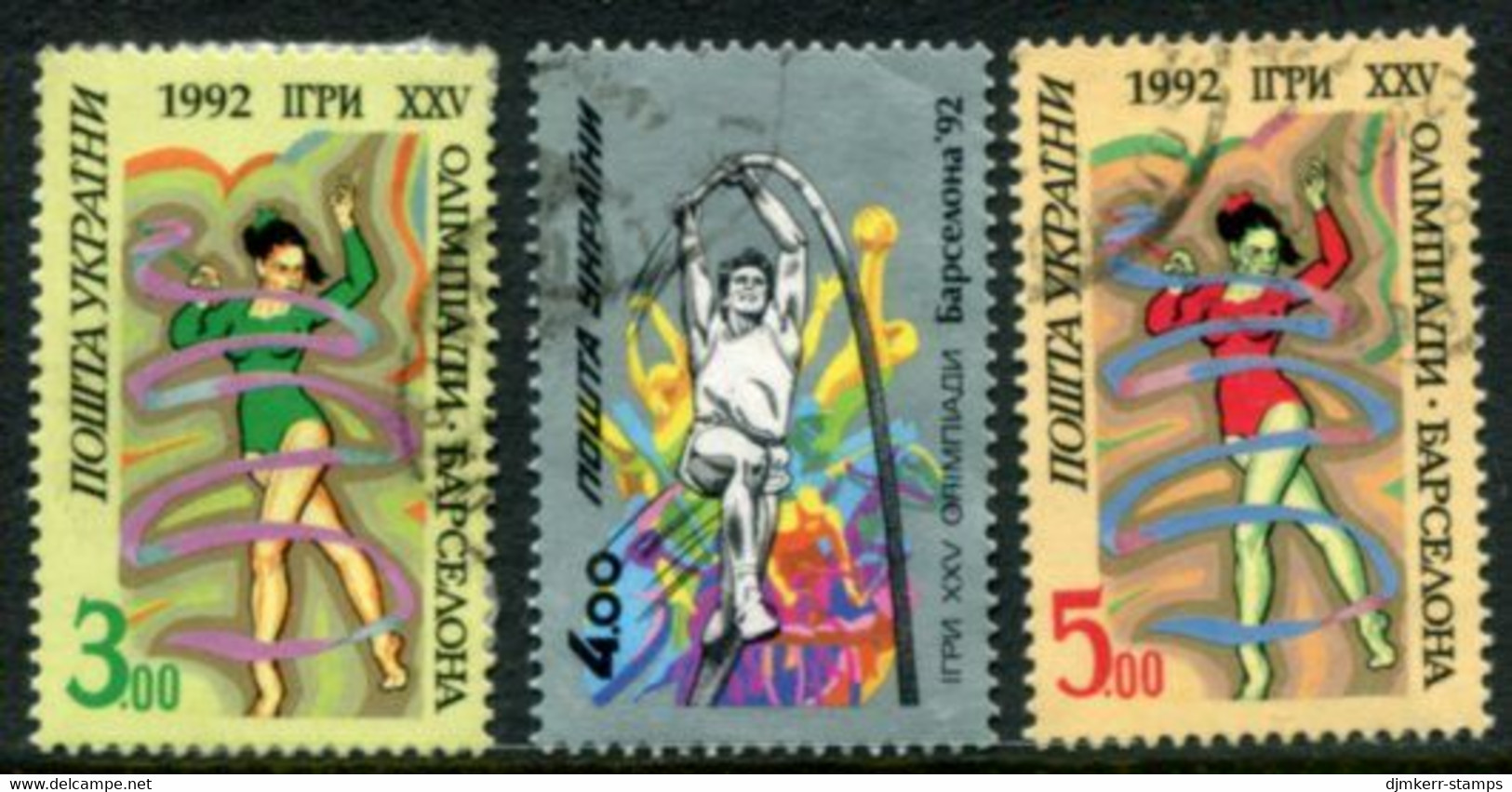 UKRAINE 1992 Olympic Games  Used  Michel 83-85 - Ukraine