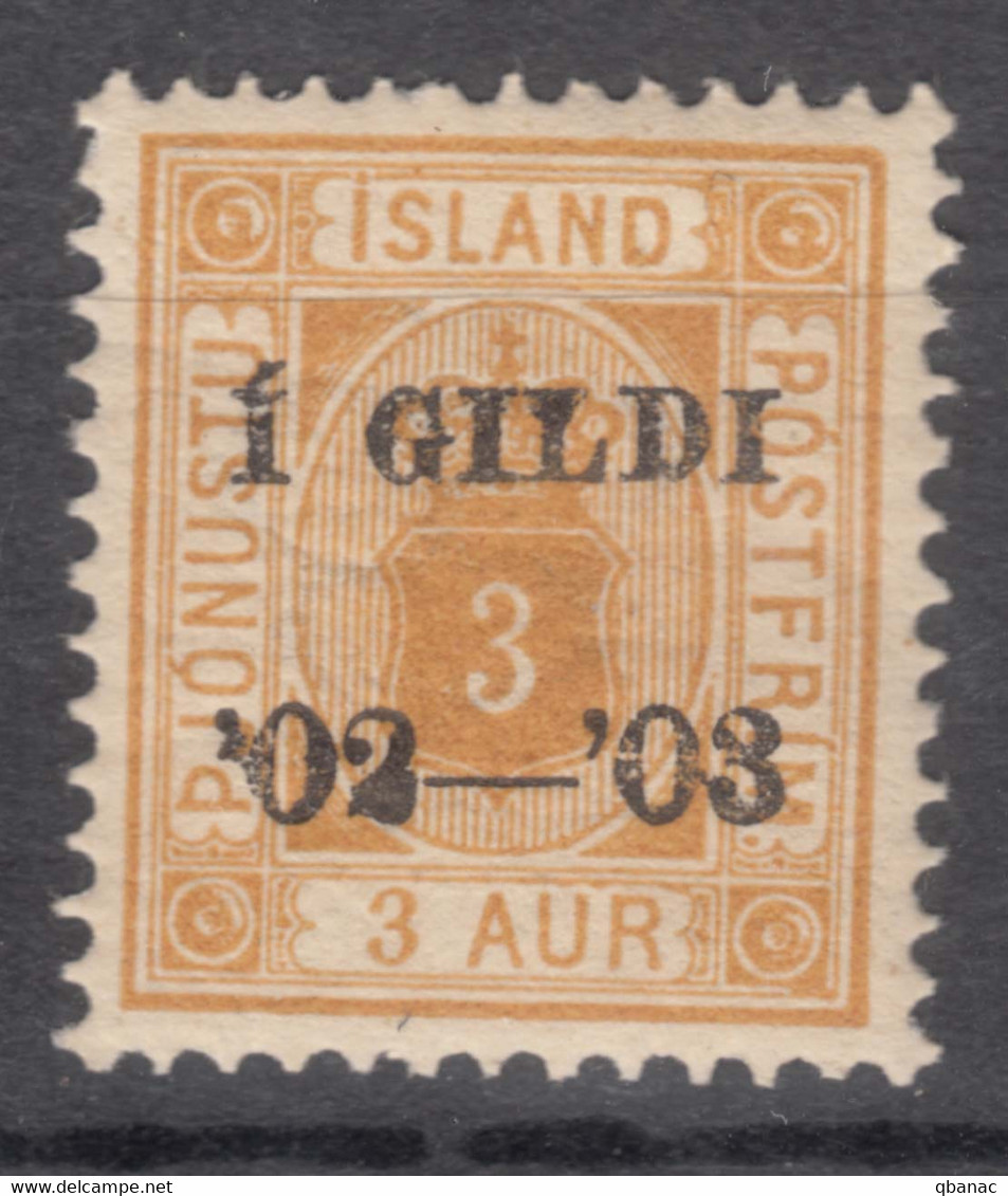 Iceland Island Ijsland 1902 Porto Mi#10 B, Mint Hinged - Unused Stamps