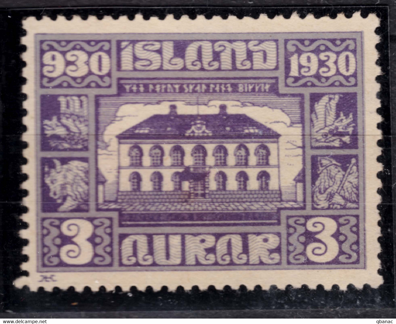 Iceland Island Ijsland 1930 Mi#125 Mint No Gum, No Hinge Mark - Nuovi