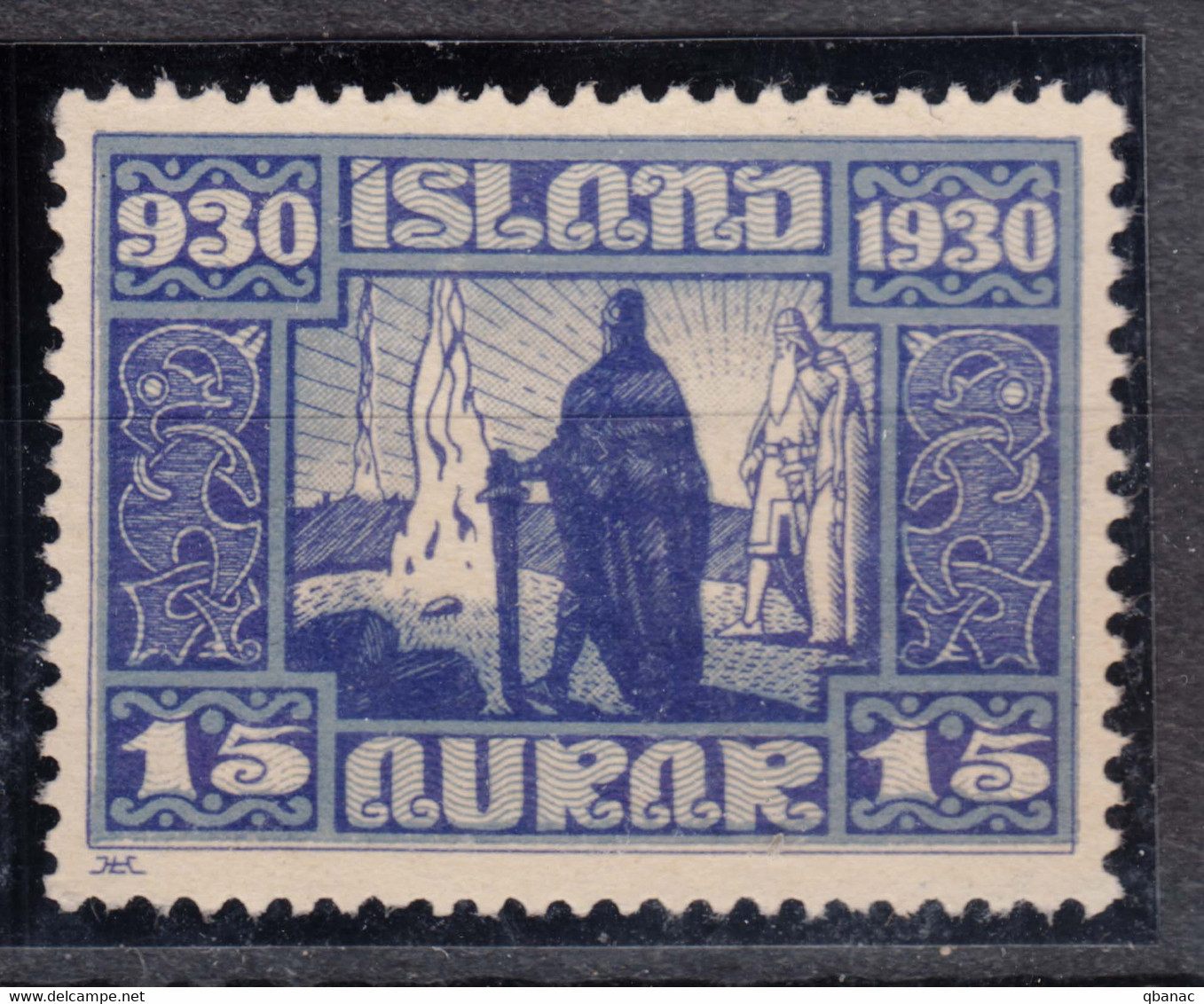 Iceland Island Ijsland 1930 Mi#129 Mint No Gum, No Hinge Mark - Unused Stamps