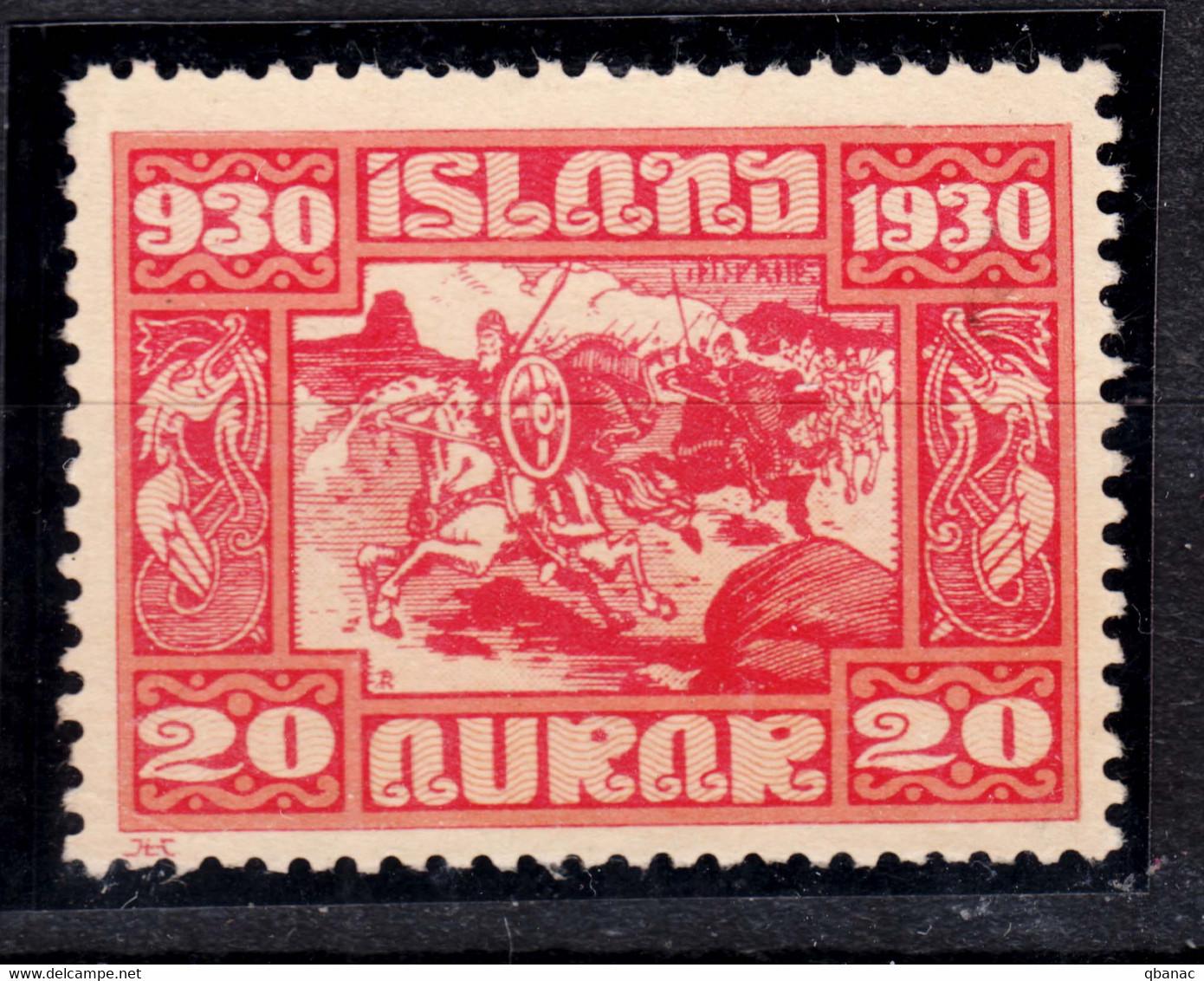Iceland Island Ijsland 1930 Mi#130 Mint No Gum, No Hinge Mark - Neufs
