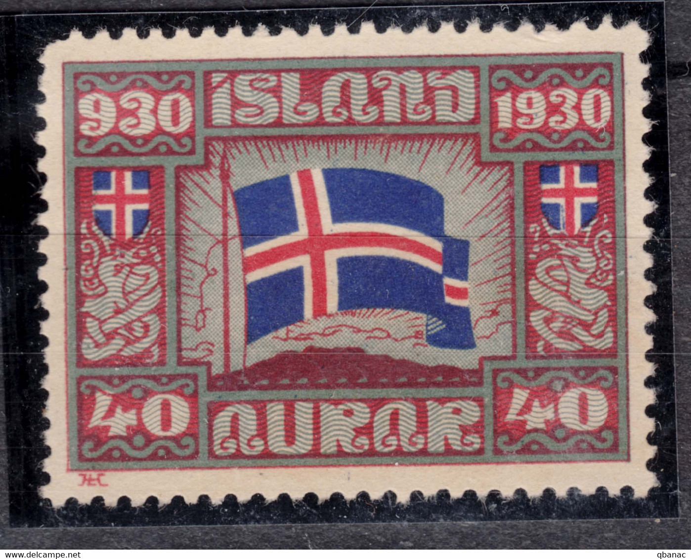 Iceland Island Ijsland 1930 Mi#134 Mint No Gum, No Hinge Mark - Ongebruikt