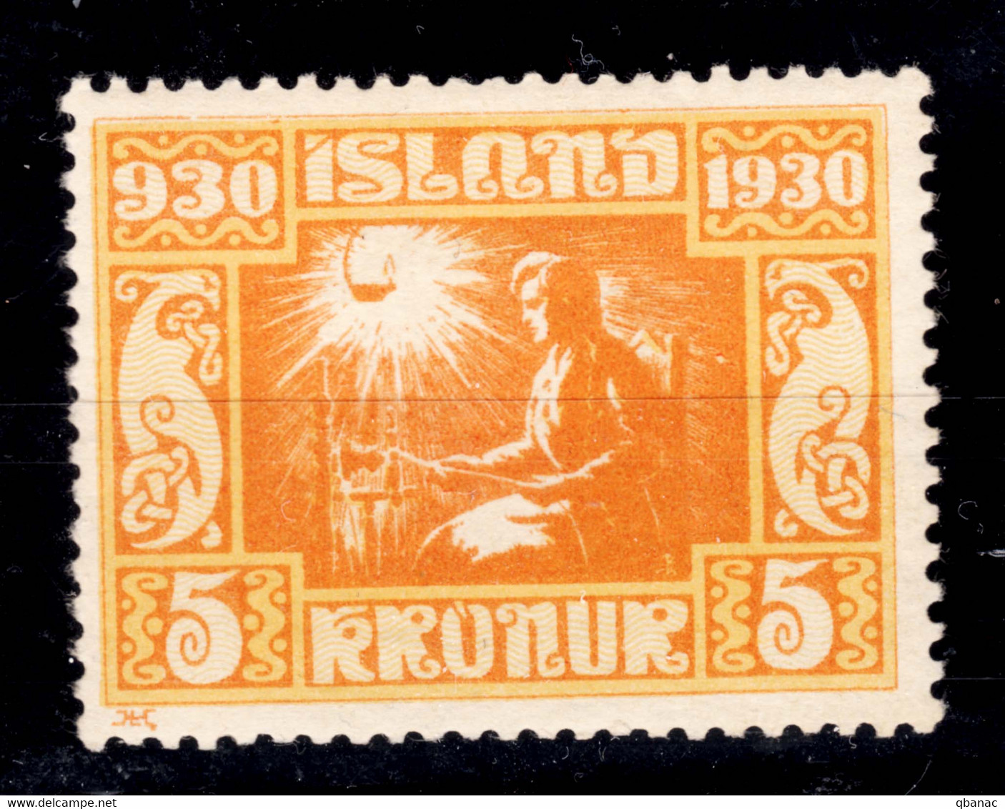 Iceland Island Ijsland 1930 Mi#138 Mint Never Hinged - Nuevos