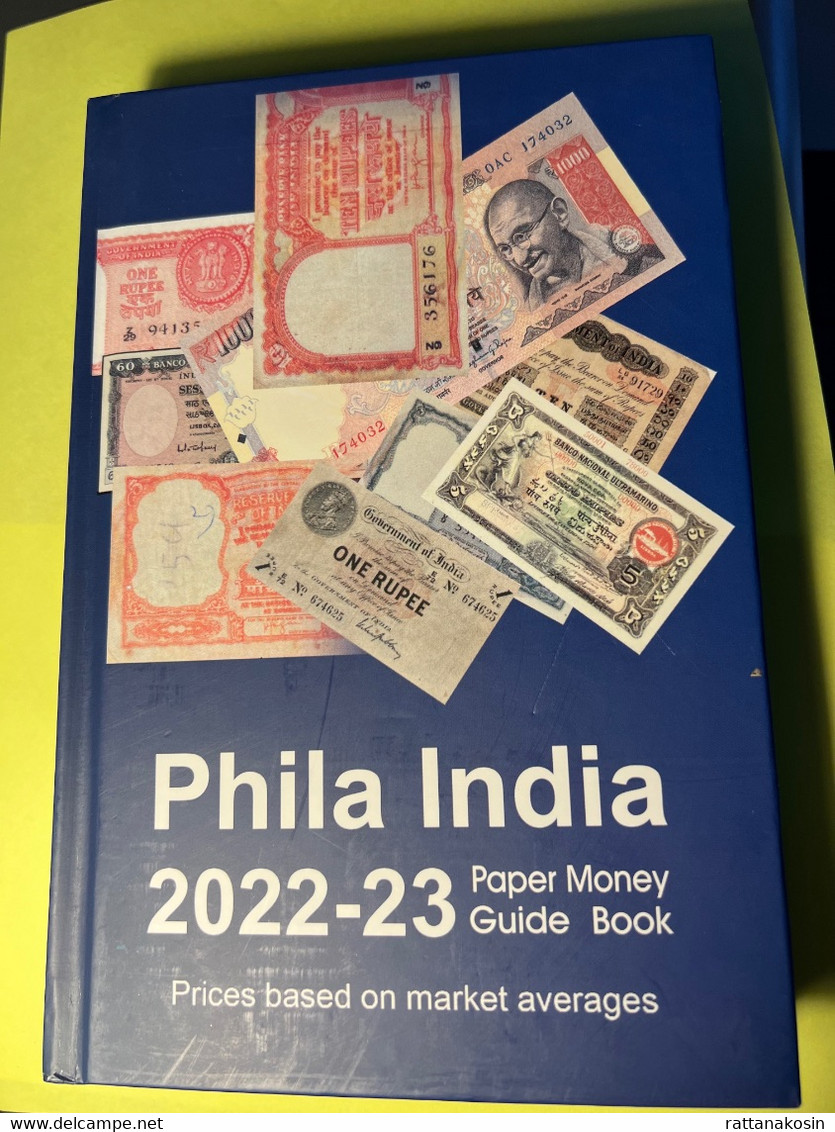 INDIA PAPER MONEY 2022-23 CATALOGUE   / PHILATELIA  EDITOR ,CALCUTTA,2022    NEUF - Inde
