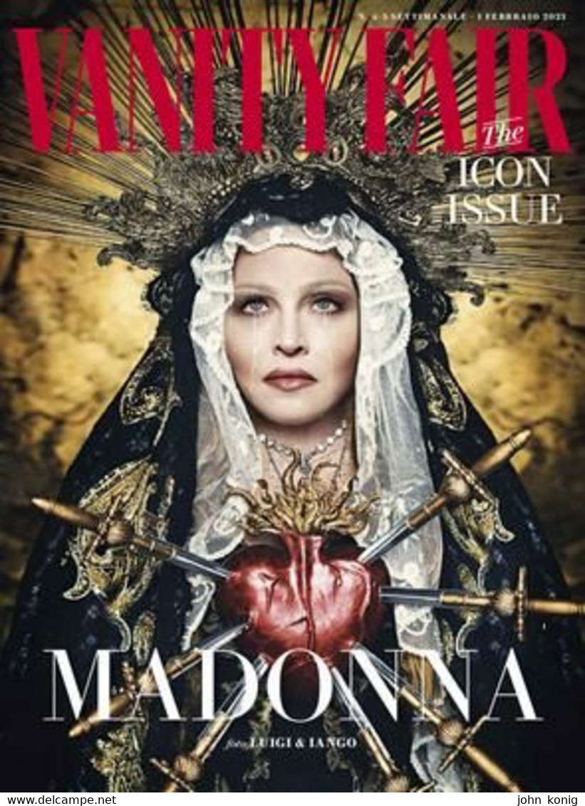 Vanity Fair Italia N.4-5 – 01 Febbraio 2023 (MADONNA - MARIA LUISA CICCONE - POP SINGER) - Mode