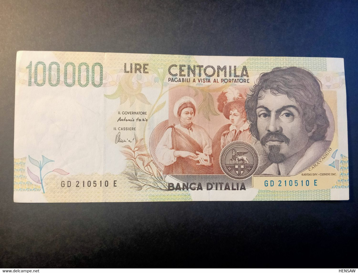 ITALIA 100000 LIRE 1994 P 117b USADO USED XF++ - A Identifier