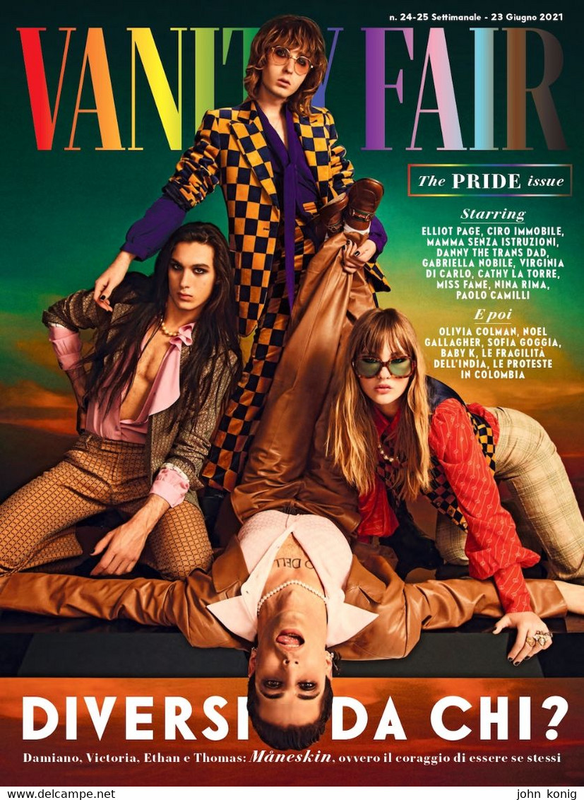 Vanity Fair Italia 2021 - Maneskin - Mode