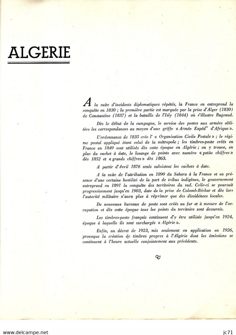 3 Collections-Algérie 1924/1958 Maroc 1891/1956 Indochine 1889/1944-Scan/listing- Neuf Et Oblitéré-Sur Feuille D'album - Collections