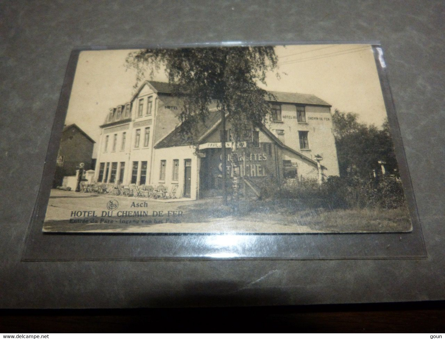 Carte Postale Asch Hotel Du Chemin De Fer As - As