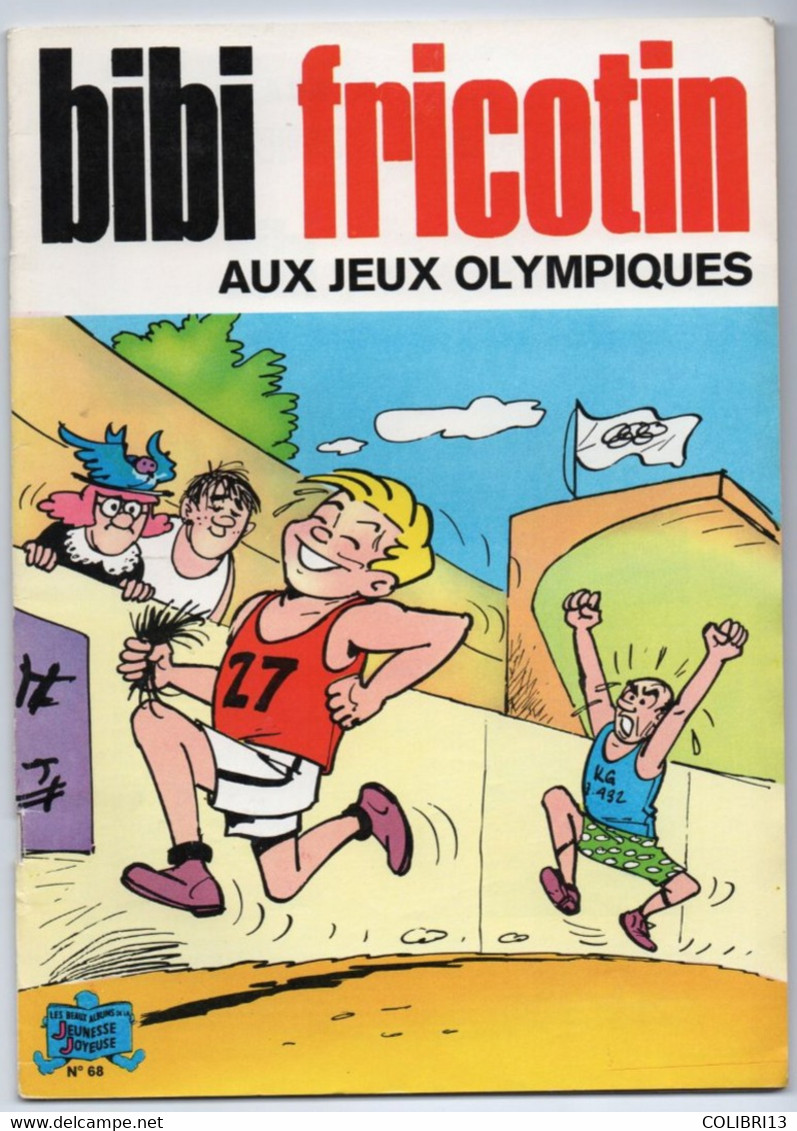 LOT DE 14 BIBI FRICOTIN Couverture Souple P. LACROIX JEUX OLYMPIQUES ,DEMENAGEUR ,CAMPEUR,INSPECTEUR DE POLICE - Bibi Fricotin