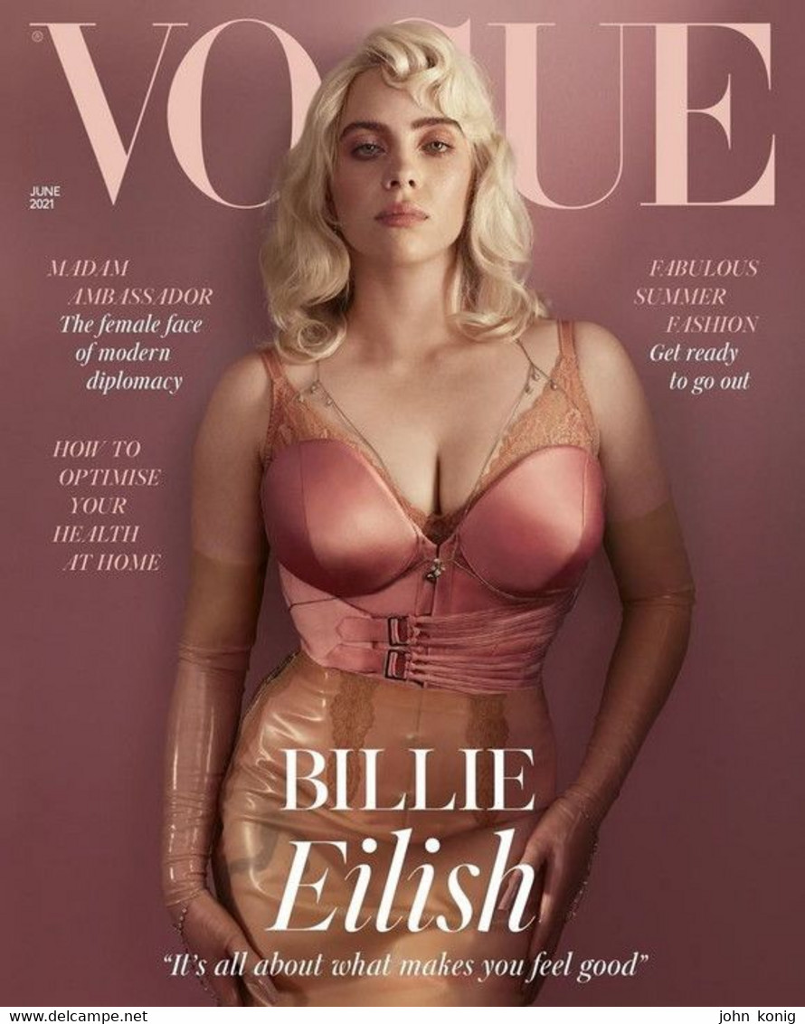 Vogue U.K. - 2021 - Billie Eilish - Fashion