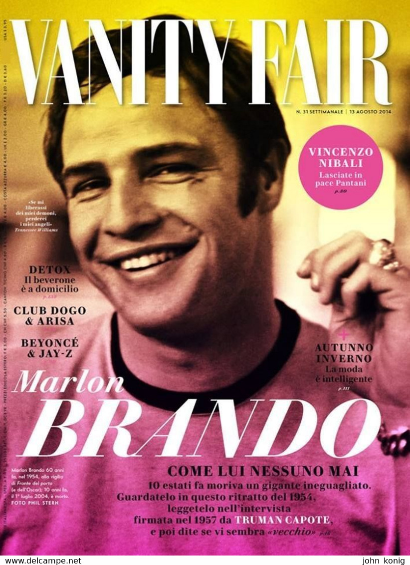 Vanity Fair Italia - 2014 - Marlon Brando - Moda