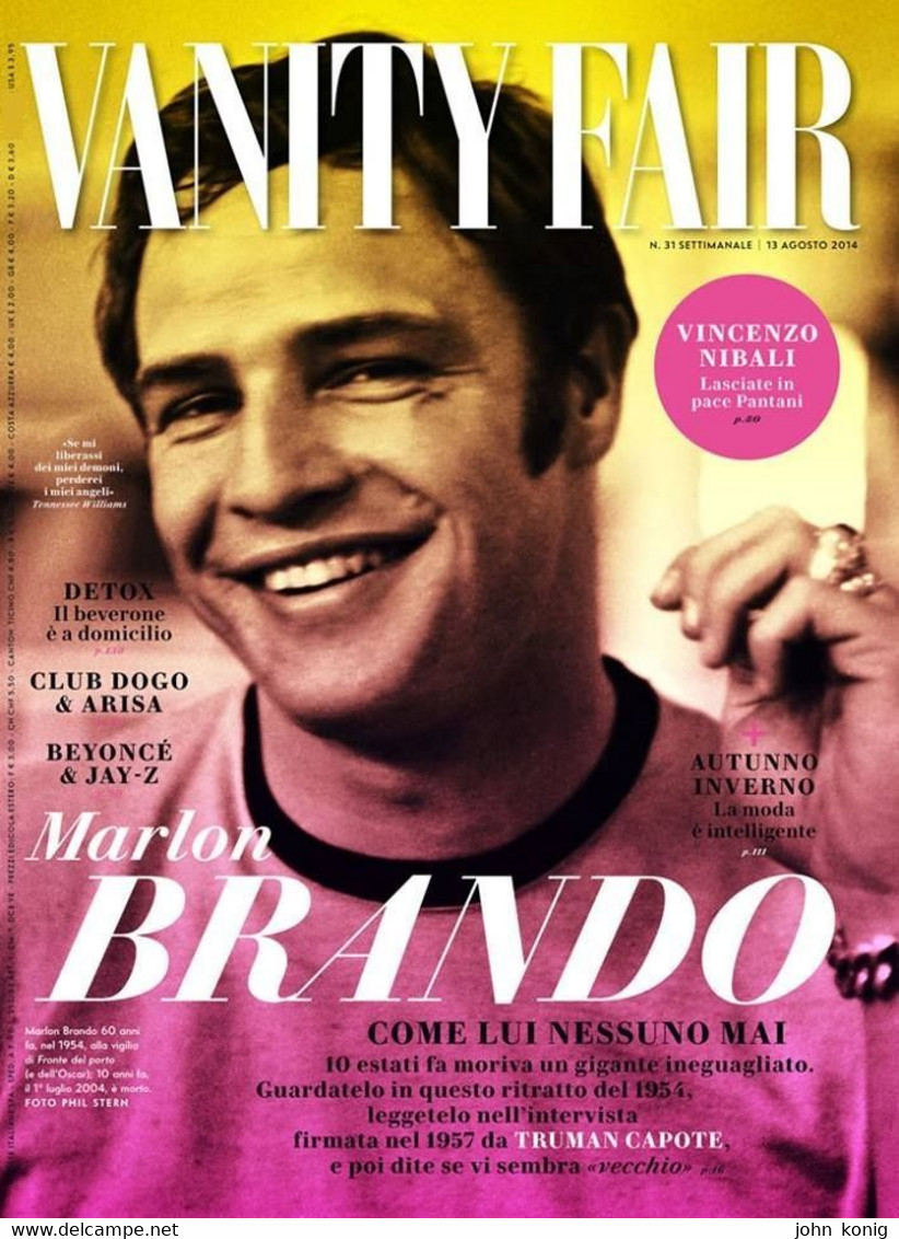 Vanity Fair Italia - 2014 - Marlon Brando - Mode