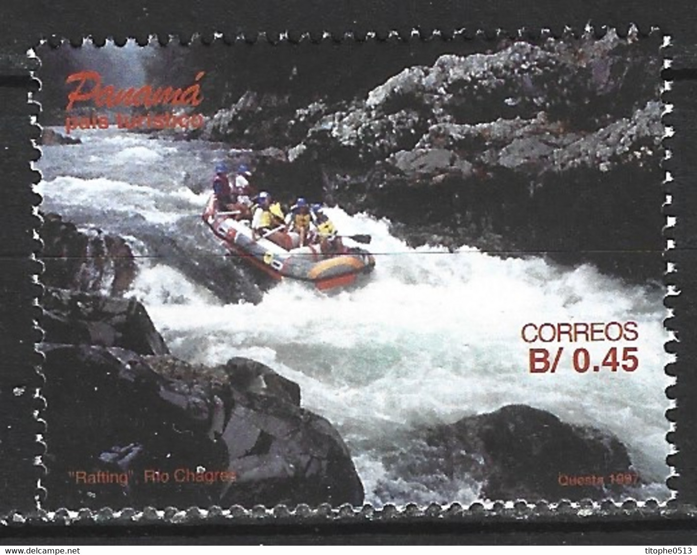 PANAMA. N°1173 De 1998. Rafting. - Rafting