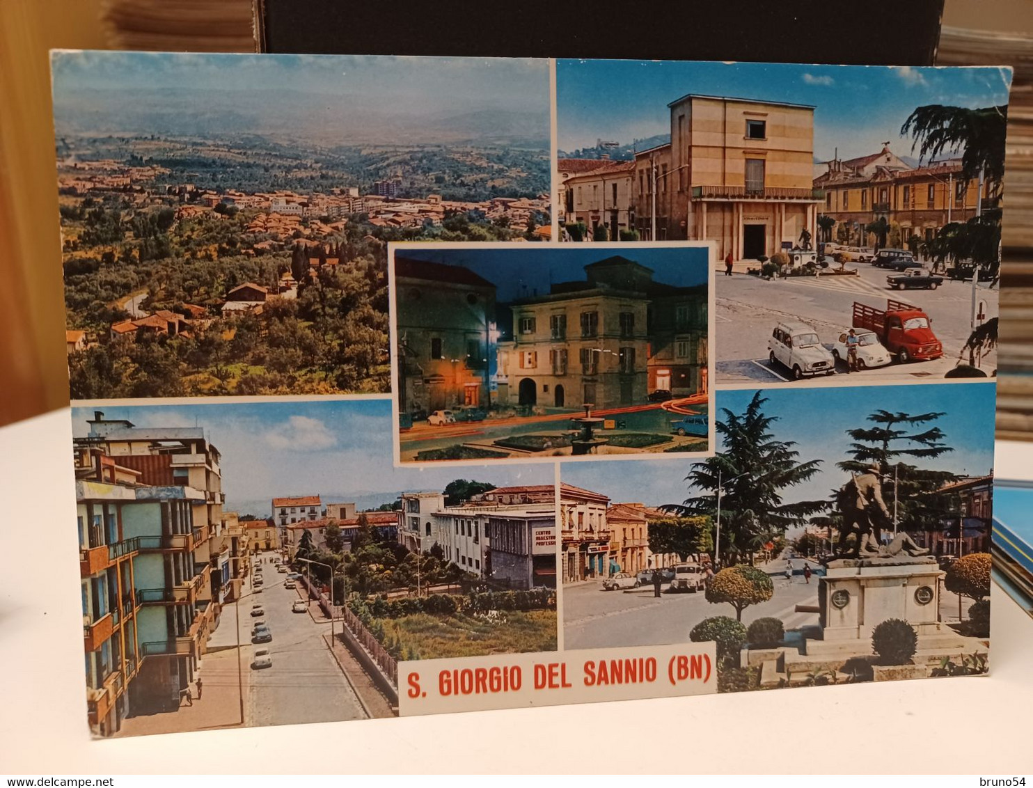 Cartolina S.Giorgio Del Sannio Provincia Benevento 1974,vedutine - Benevento