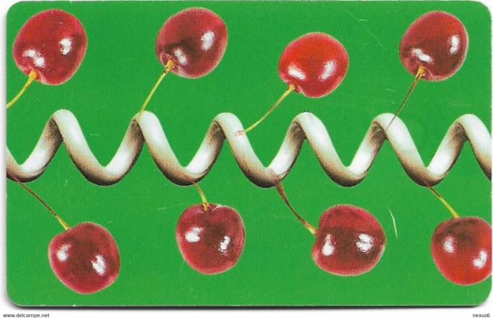 Namibia - Telecom Namibia - A Fresh Start - Telephone Line And Cherries, Solaic, 2001, 10$, Used - Namibie