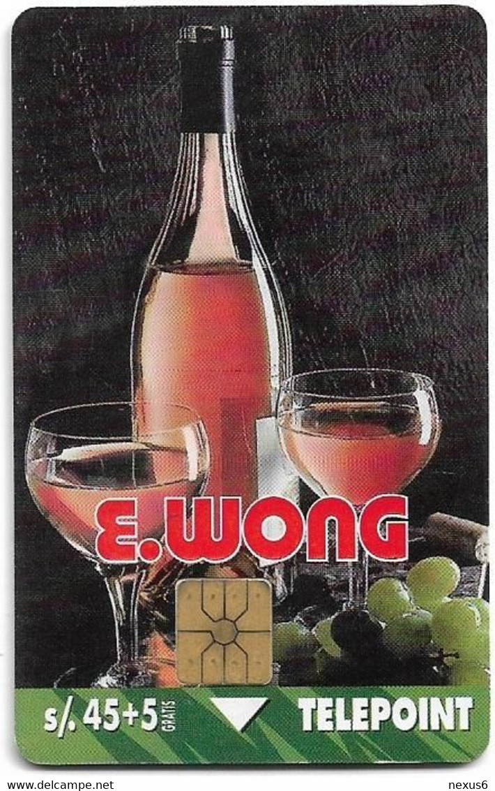 Peru - Telepoint - E.Wong Wine, 01.1997, 45+5Sol, 20.000ex, Used - Peru