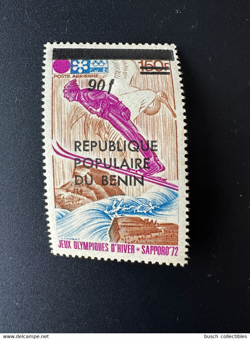 Bénin 1985 Mi. 412 Jeux Olympiques D'hiver Sapporo '72 Winter Olympic Games Surchargé Overprint MNH** - Benin – Dahomey (1960-...)