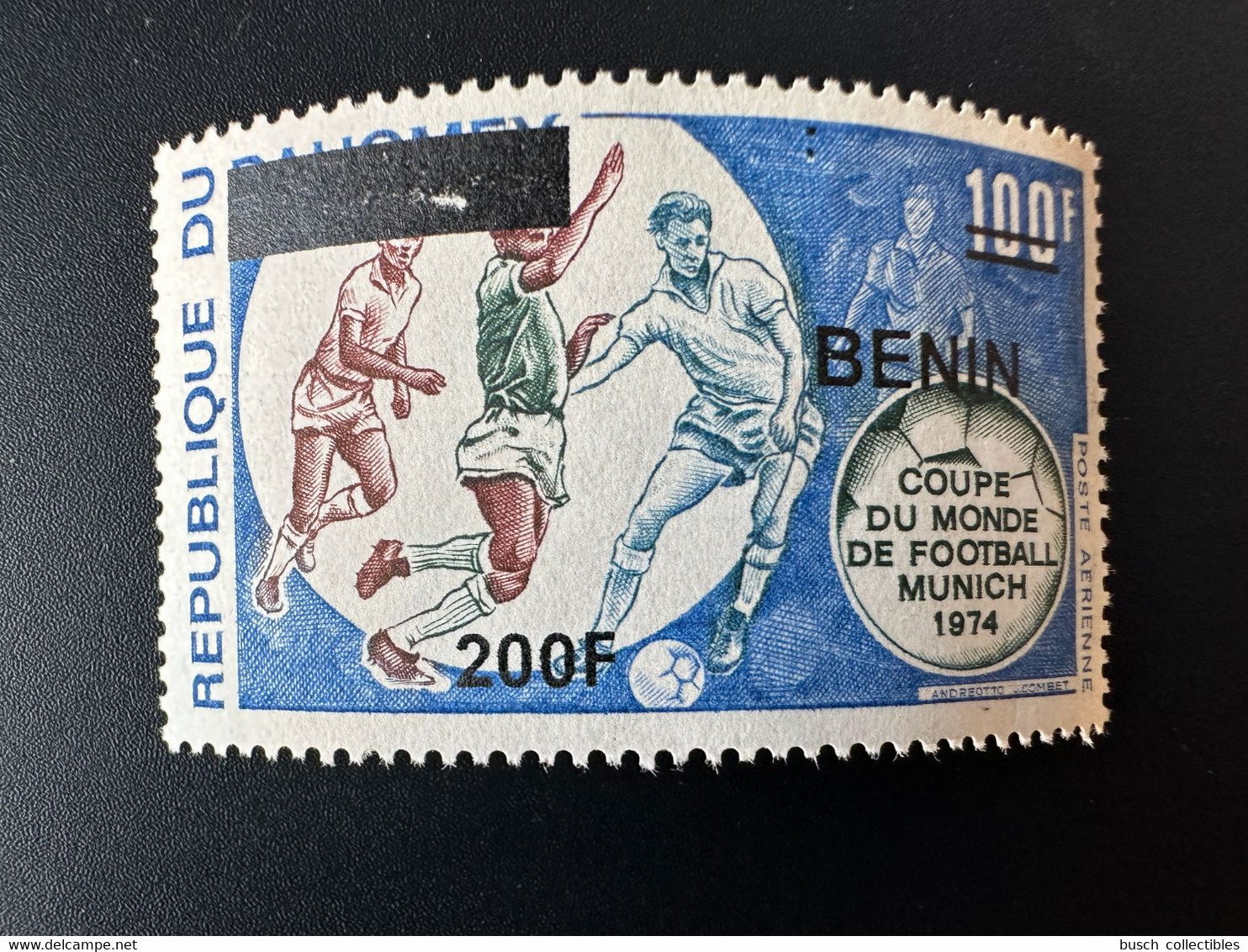 Bénin 2008 / 2009 Mi. 1531 Coupe Du Monde Football Munich 1974 FIFA World Cup München Surchargé Overprint MNH** - Benin - Dahomey (1960-...)