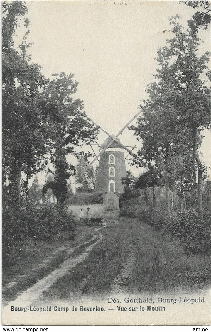 Bourg-Léopold   *   Camp De Beverloo  -  Vue Sur Le Moulin (Molen) - Leopoldsburg (Camp De Beverloo)