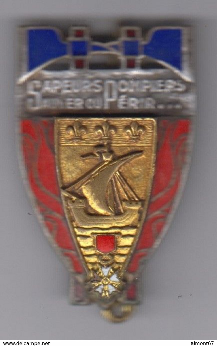 Sapeurs Pompiers De  PARIS - Insigne émaillé Drago Paris - Feuerwehr