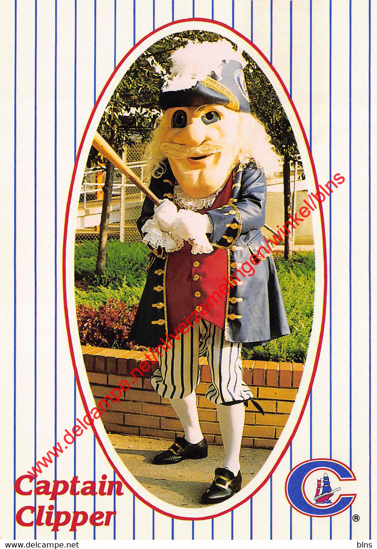 Columbus - Captain Clipper Mascot Of The Columbus Clippers - Cooper Stadium - Baseball - Ohio - United States USA - Columbus