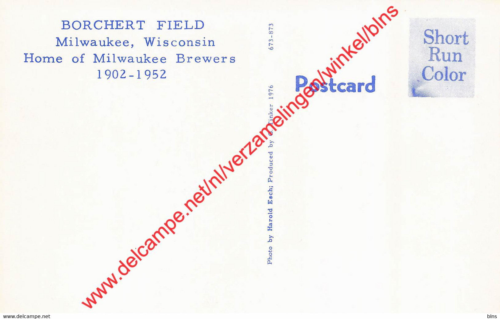 Milwaukee - Borchert Field - Milwaukee Brewers - Baseball - Wisconsin - United States USA - Milwaukee