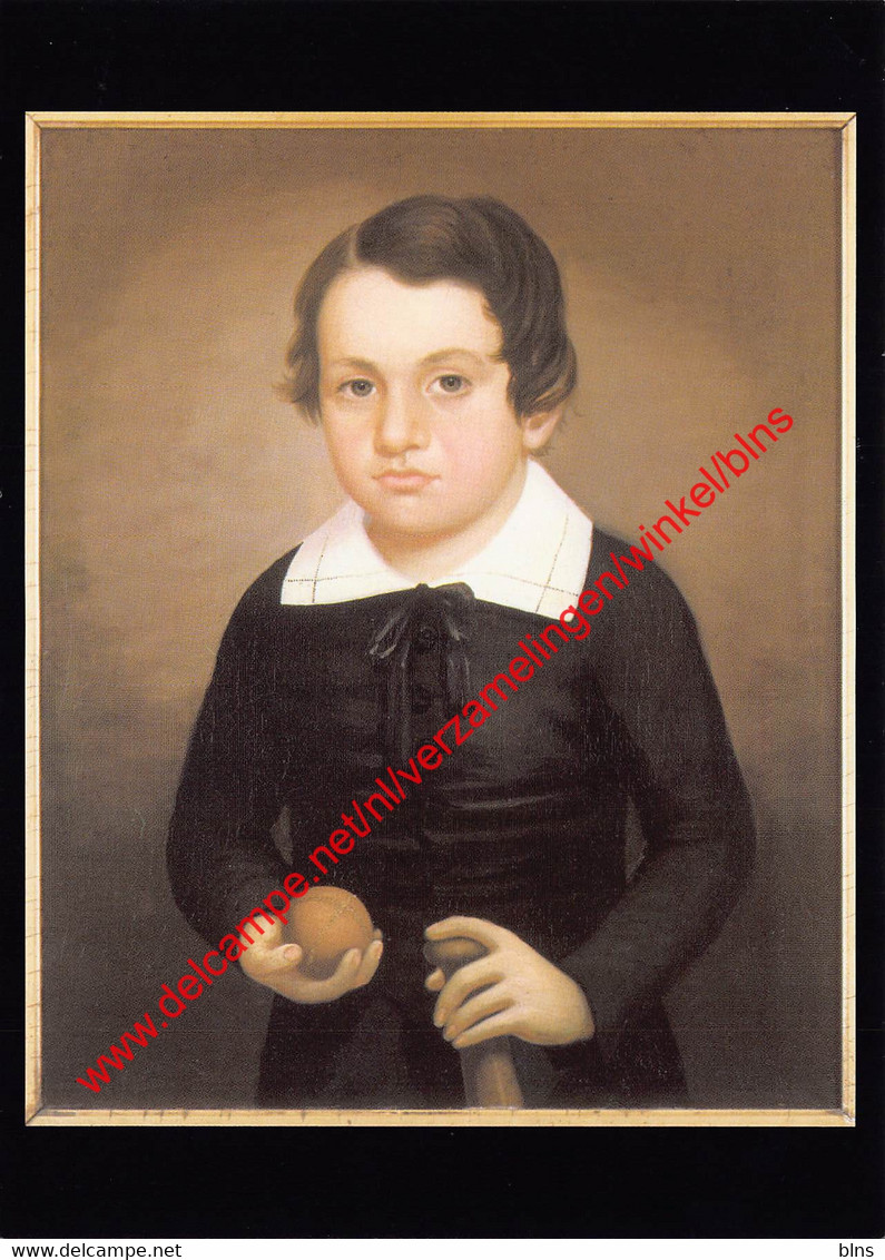 Boy With Ball And Bat - 1844 - America Looks At Baseball - Baseball