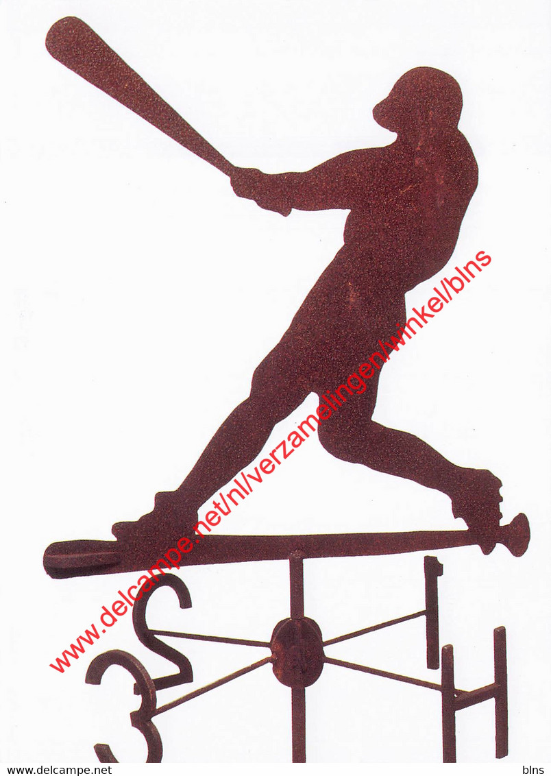 Baseball Batter Weathervane - America Looks At Baseball - Baseball