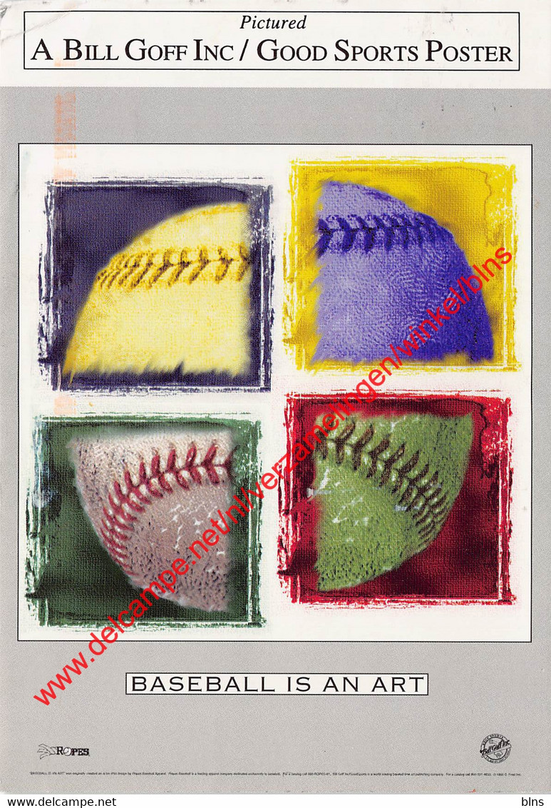 Baseball Is An Art - Bill Goff - Baseball