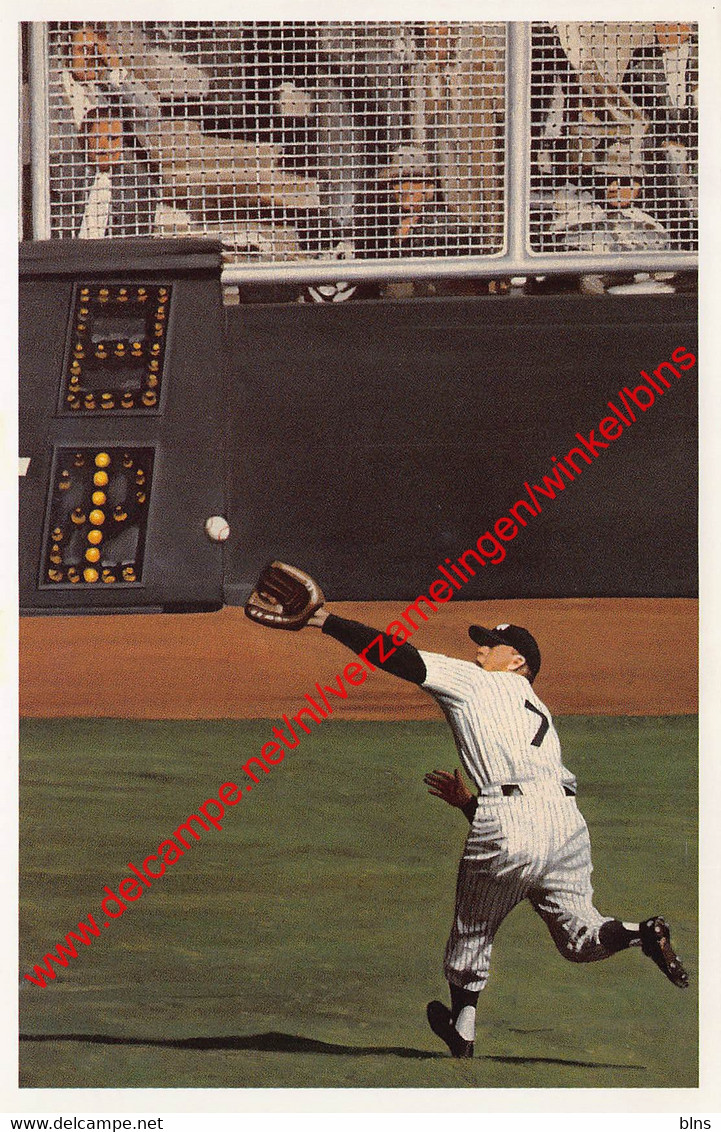 Mantle's Perfect Catch - Andy Jurinko - Mickey Mantle - Baseball - Honkbal