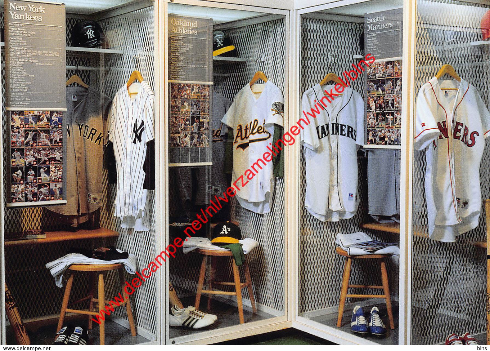 Today's Locker Room - The National Baseball Hall Of Fame And Museum - Cooperstown New York - Baseball